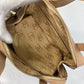 CHANEL CC Coco Mark Wild Stitch Vintage Boston Bag Shoulder Bag Handbag Leather Women's Beige