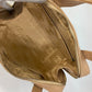 CHANEL CC Coco Mark Wild Stitch Vintage Boston Bag Shoulder Bag Handbag Leather Women's Beige