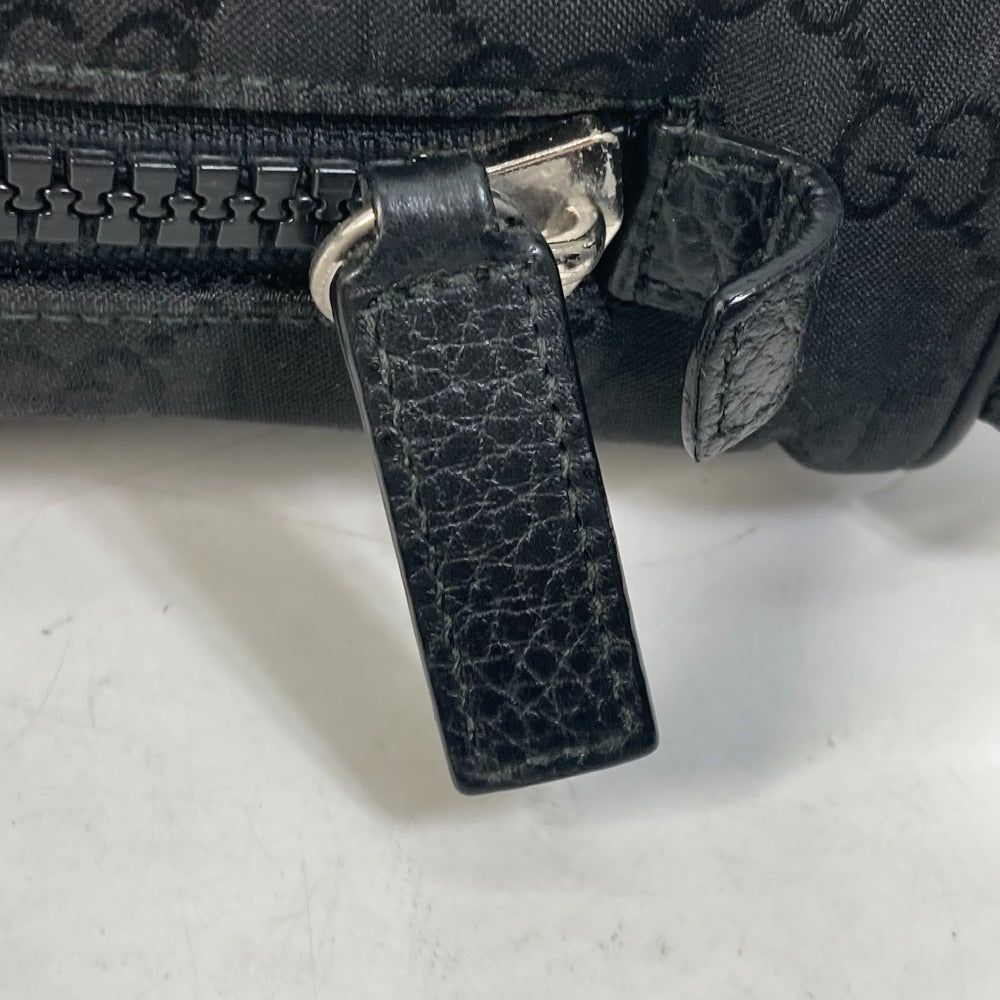 GUCCI 509643 GG Belt Bag, Body Bag, Waist Pouch, Crossbody Bag, Nylon Waist Bag, Men's, Black