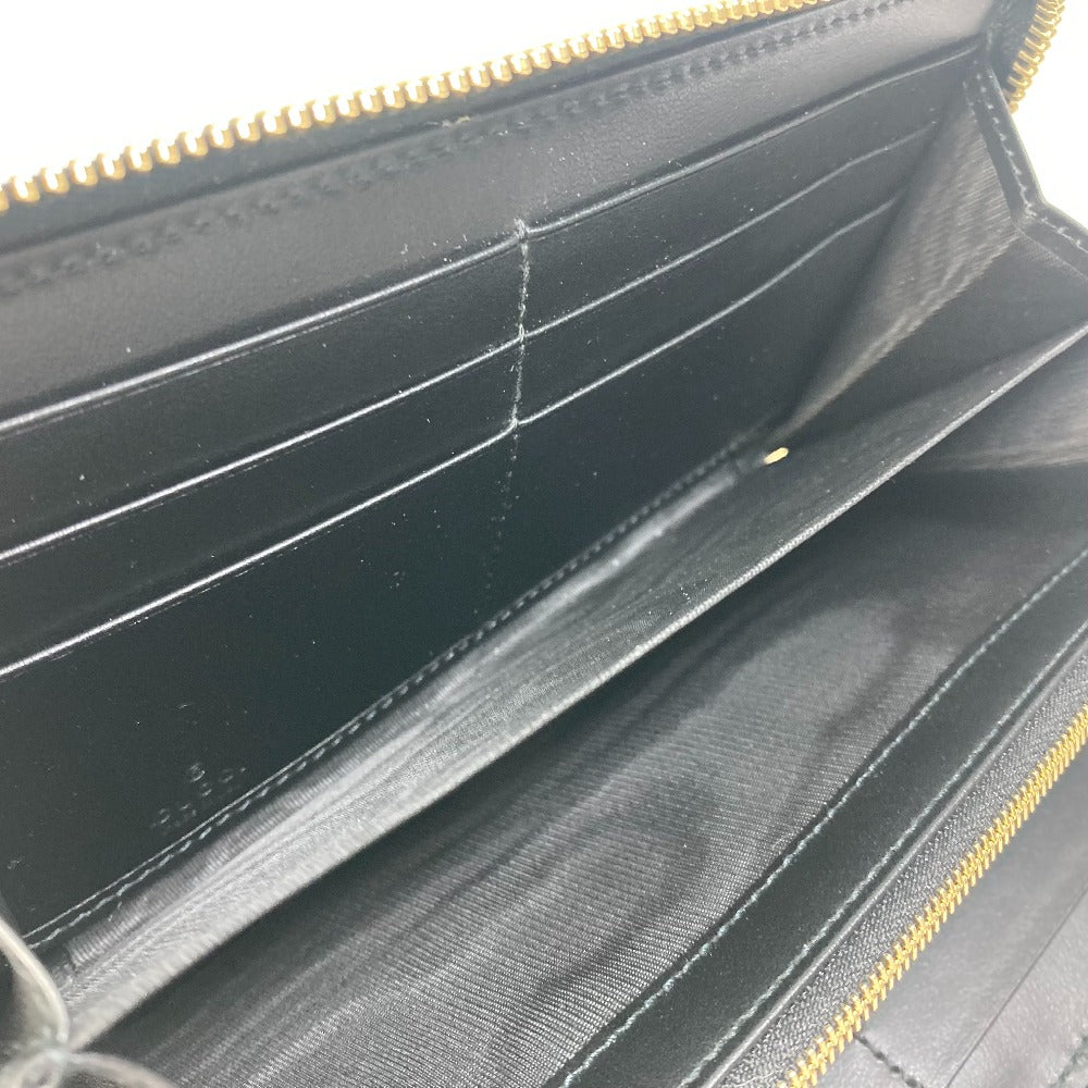GUCCI 723784 ロングウォレット GGマトラッセ ジップアラウンドウォレット ラウンドファスナー 長財布 レザー メンズ ブラック