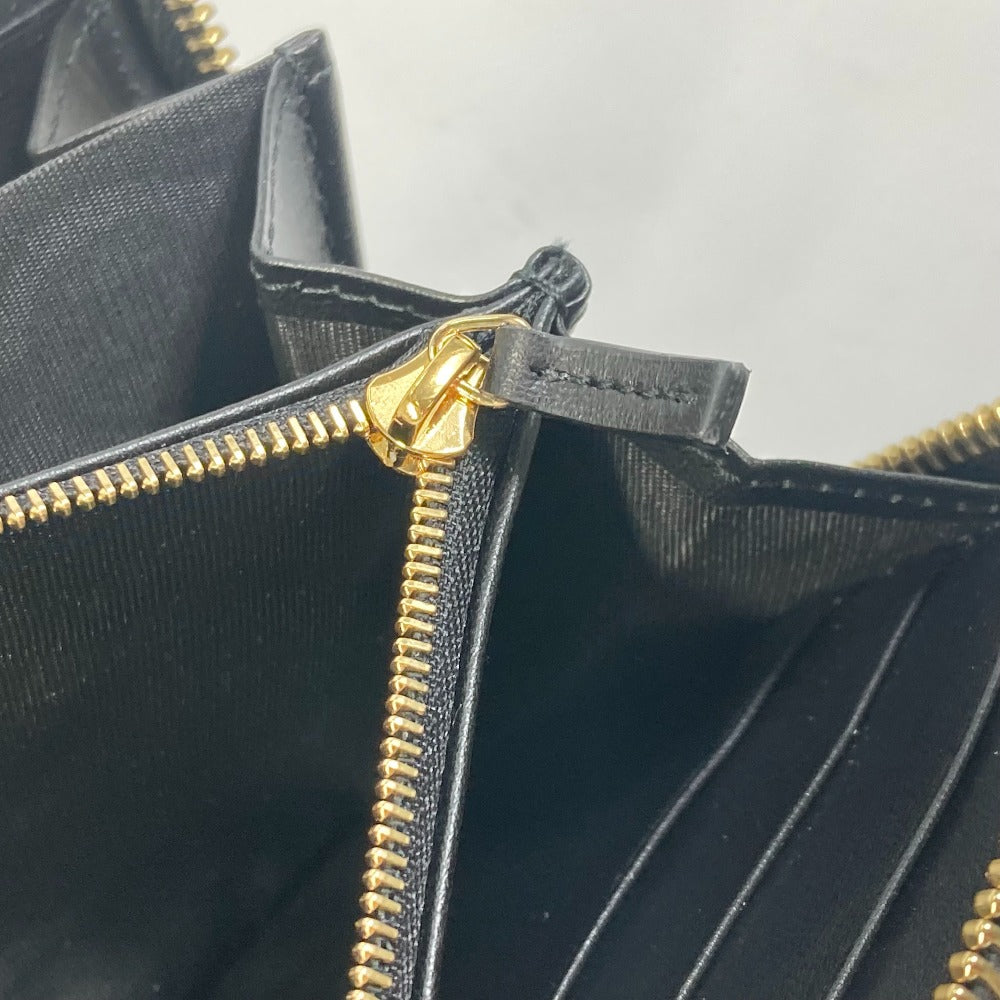 GUCCI 723784 ロングウォレット GGマトラッセ ジップアラウンドウォレット ラウンドファスナー 長財布 レザー メンズ ブラック