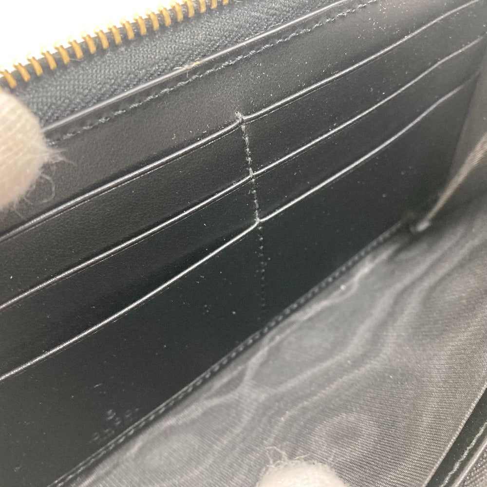 GUCCI 723784 ロングウォレット GGマトラッセ ジップアラウンドウォレット ラウンドファスナー 長財布 レザー メンズ ブラック