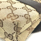 GUCCI 131236 GG Body Bag, Waist Pouch, Belt Bag, Waist Bag, GG Canvas, Unisex, Beige/Brown
