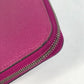 HERMES Azap Long Silk-in Round Zip Wallet, Epsom Leather, Women's, Tosca Purple