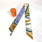 HERMES Bandeau Scarf Twilly Silk Women's Multicolor