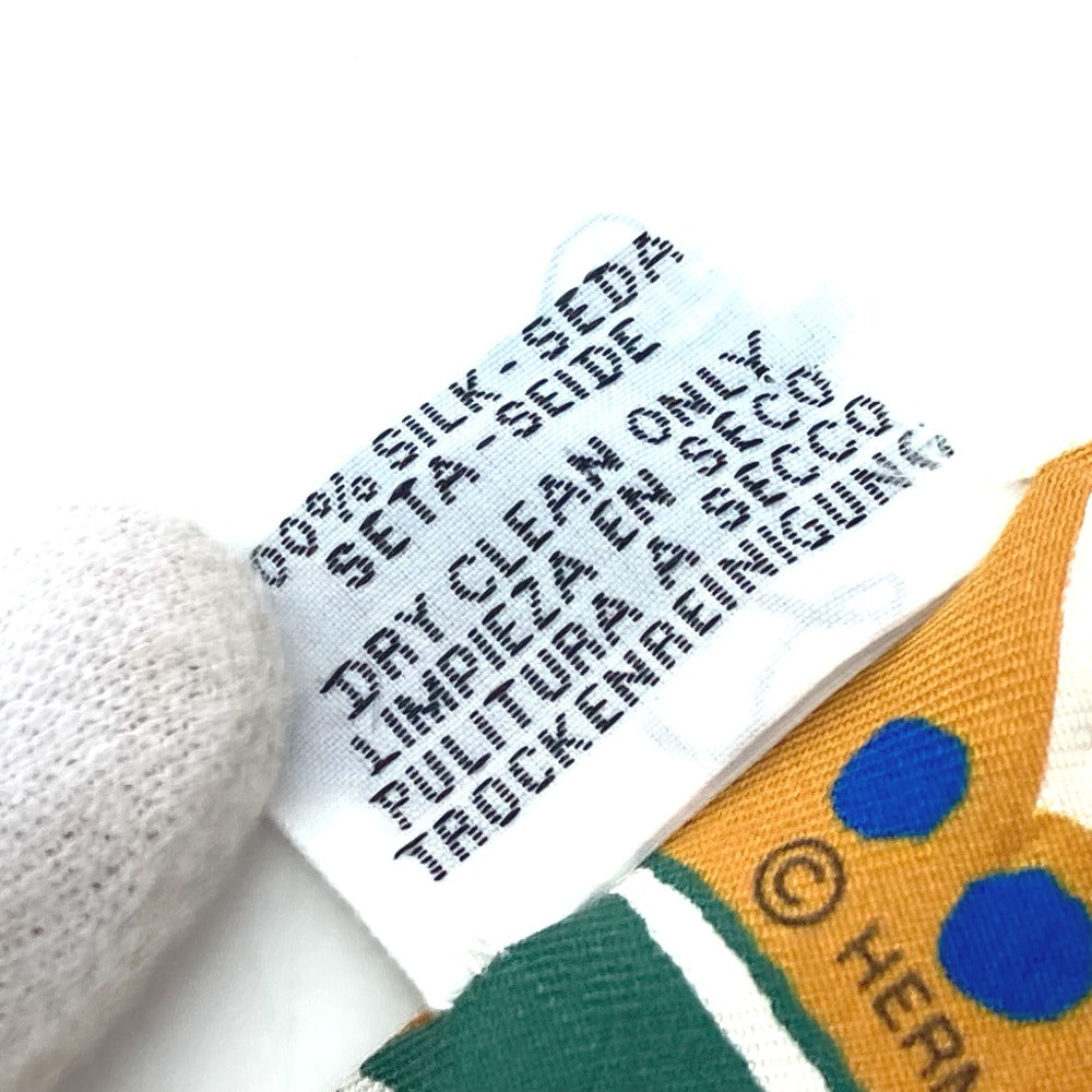 HERMES Bandeau Scarf Twilly Silk Women's Multicolor