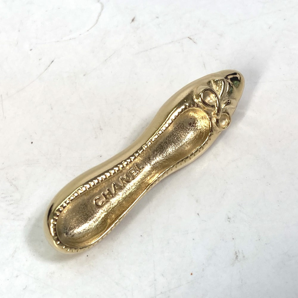 CHANEL パンプス モチーフ ピンブローチ B23A アクセサリー ブローチ GP レディース ゴールド - brandshop-reference