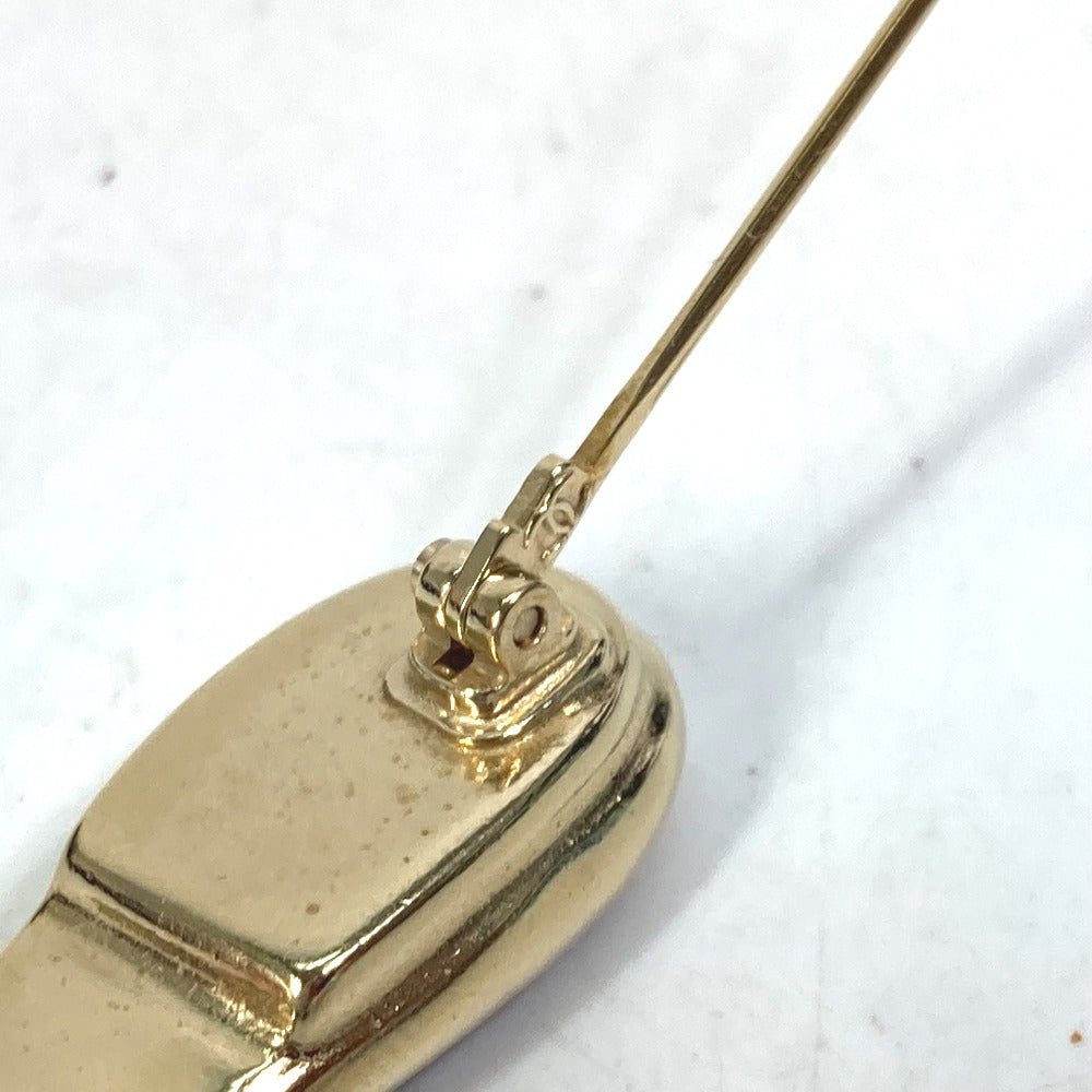 CHANEL パンプス モチーフ ピンブローチ B23A アクセサリー ブローチ GP レディース ゴールド - brandshop-reference