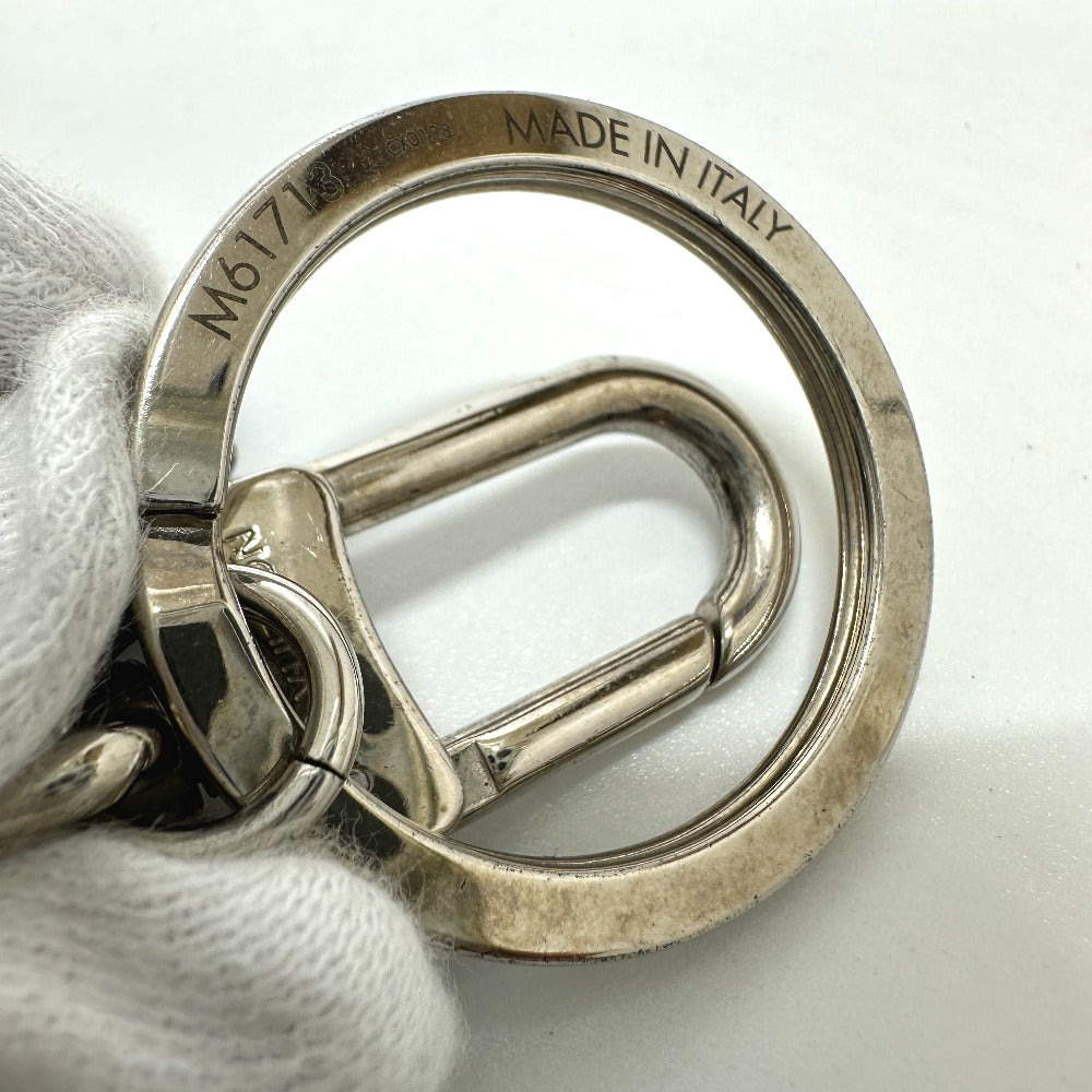 LOUIS VUITTON M61713 ポルトクレ ノット ロック カバン バッグチャーム キーホルダー メタル メンズ ブラック