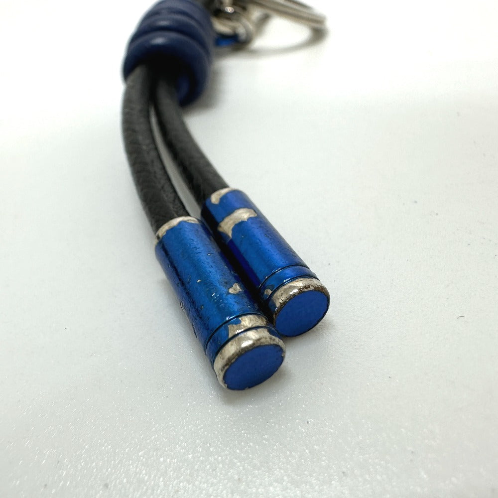 LOUIS VUITTON M61713 ポルトクレ ノット ロック カバン バッグチャーム キーホルダー メタル メンズ ブラック