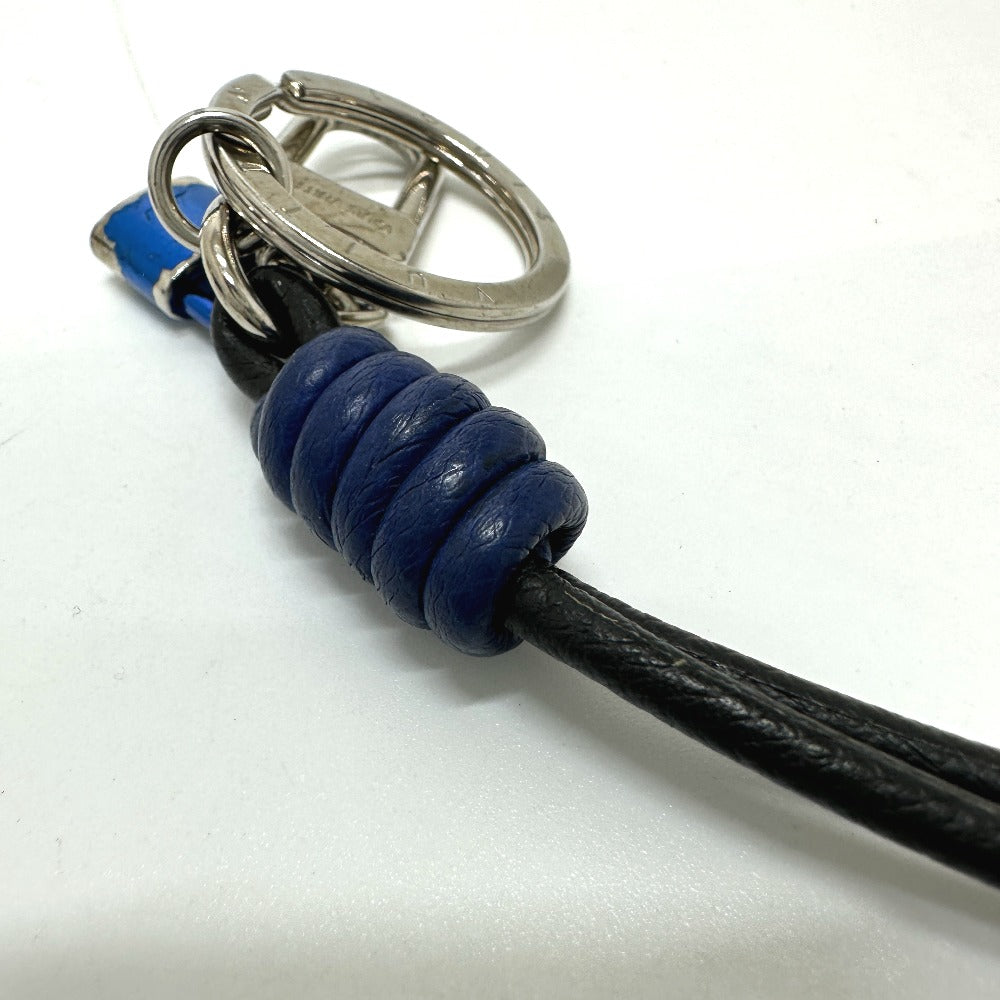 LOUIS VUITTON M61713 ポルトクレ ノット ロック カバン バッグチャーム キーホルダー メタル メンズ ブラック