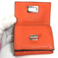 FENDI 8M0426 Peekaboo Trifold Wallet, Leather, Women's, Orange