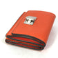 FENDI 8M0426 Peekaboo Trifold Wallet, Leather, Women's, Orange