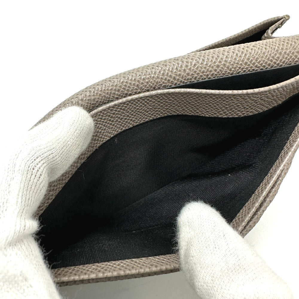 BVLGARI BVLGARI Women's Leather Bi-fold Wallet Gray