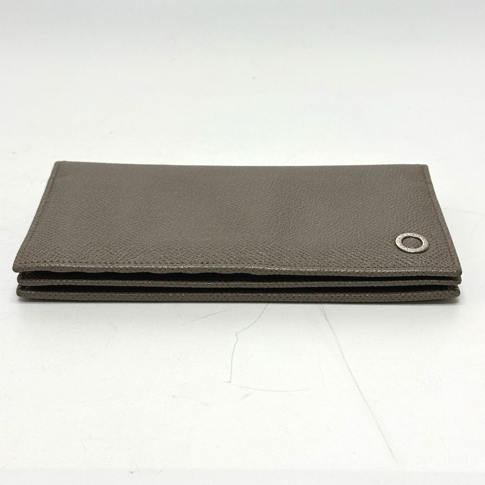 BVLGARI BVLGARI Women's Leather Bi-fold Wallet Gray