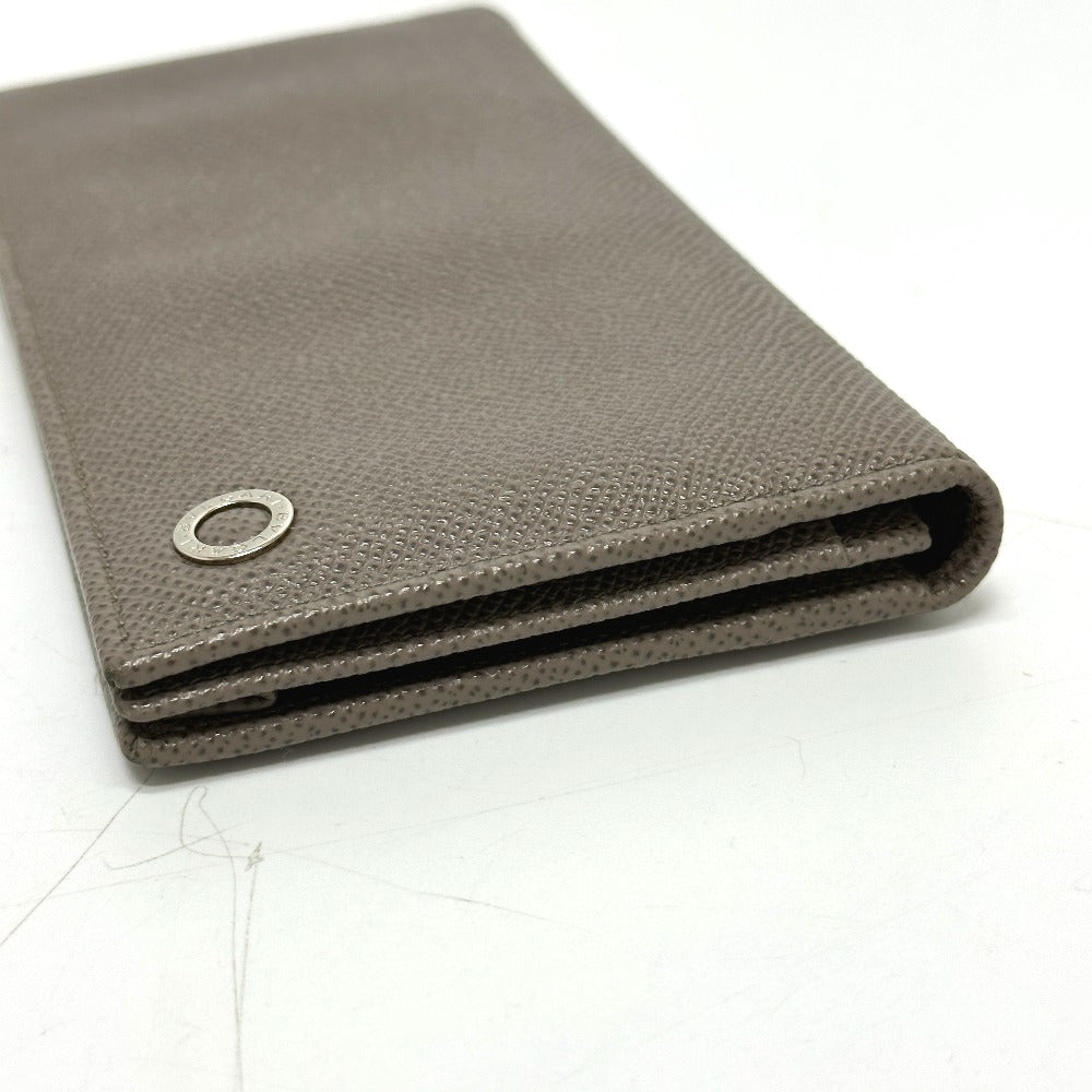 BVLGARI BVLGARI Women's Leather Bi-fold Wallet Gray