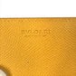 BVLGARI ブルガリ ブルガリ ロゴクリップ 2つ折り 2つ折り財布 レザー レディース グレー×イエロー