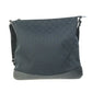 GUCCI 145857 GG Canvas Shoulder Bag, Women's, Black