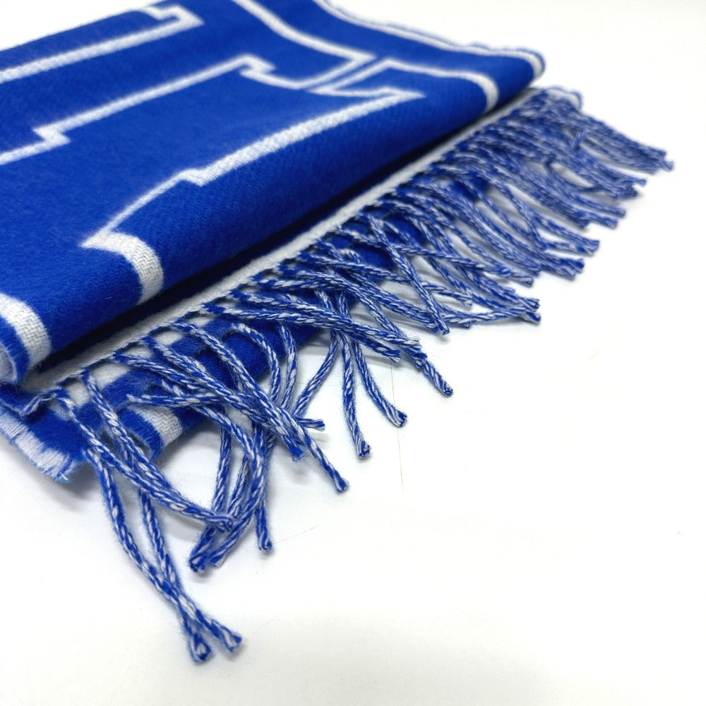 LOUIS VUITTON M71318 Echarpe City Louis Scarf Wool/Cashmere Men's Blue