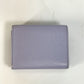 BVLGARI BVLGARI Compact Tri-fold Wallet, Leather, Women's, Purple