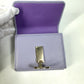 BVLGARI BVLGARI Compact Tri-fold Wallet, Leather, Women's, Purple
