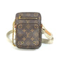 LOUIS VUITTON M80746 Monogram Utility Crossbody Pochette Chain Bag Handbag Shoulder Bag Monogram Canvas Women's Brown