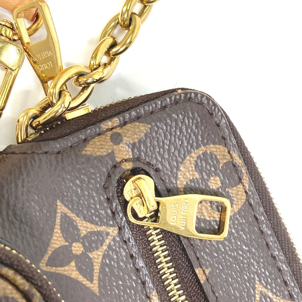LOUIS VUITTON M80746 Monogram Utility Crossbody Pochette Chain Bag Handbag Shoulder Bag Monogram Canvas Women's Brown