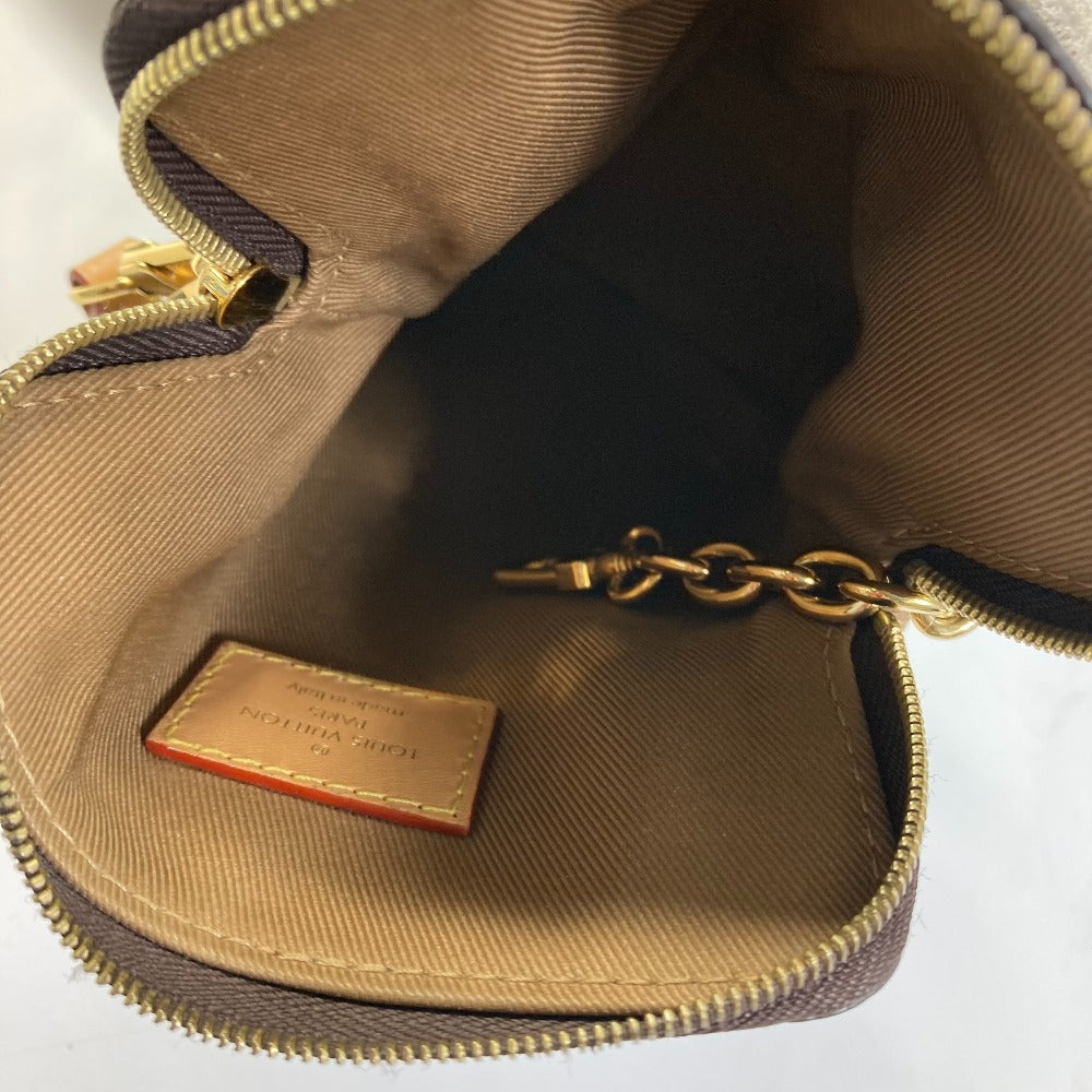 LOUIS VUITTON M80746 Monogram Utility Crossbody Pochette Chain Bag Handbag Shoulder Bag Monogram Canvas Women's Brown