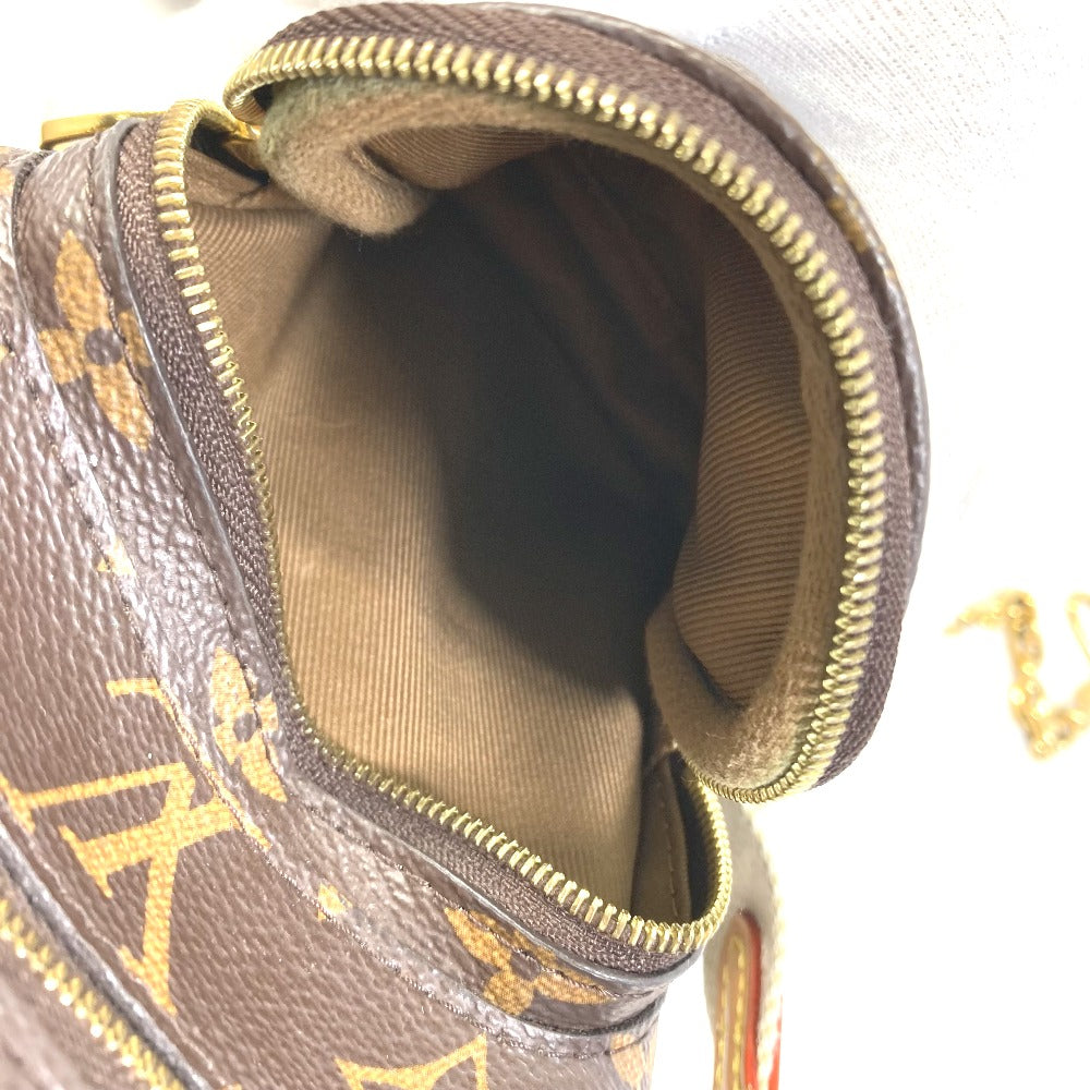 LOUIS VUITTON M80746 Monogram Utility Crossbody Pochette Chain Bag Handbag Shoulder Bag Monogram Canvas Women's Brown