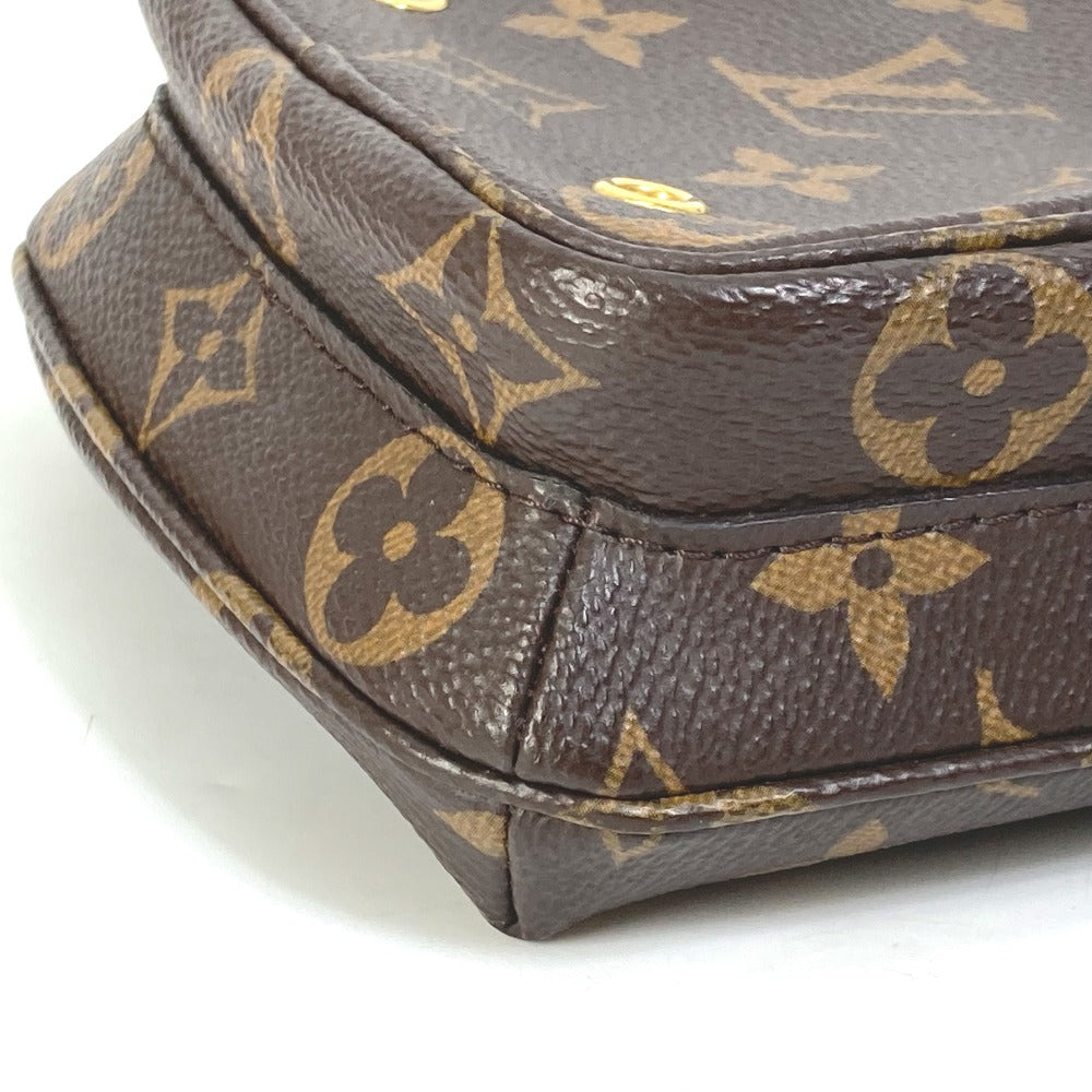 LOUIS VUITTON M80746 Monogram Utility Crossbody Pochette Chain Bag Handbag Shoulder Bag Monogram Canvas Women's Brown