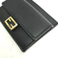 FENDI 8M0423 Baguette Card Holder/Coin Purse/Wallet/Coin Case Leather Women's Black