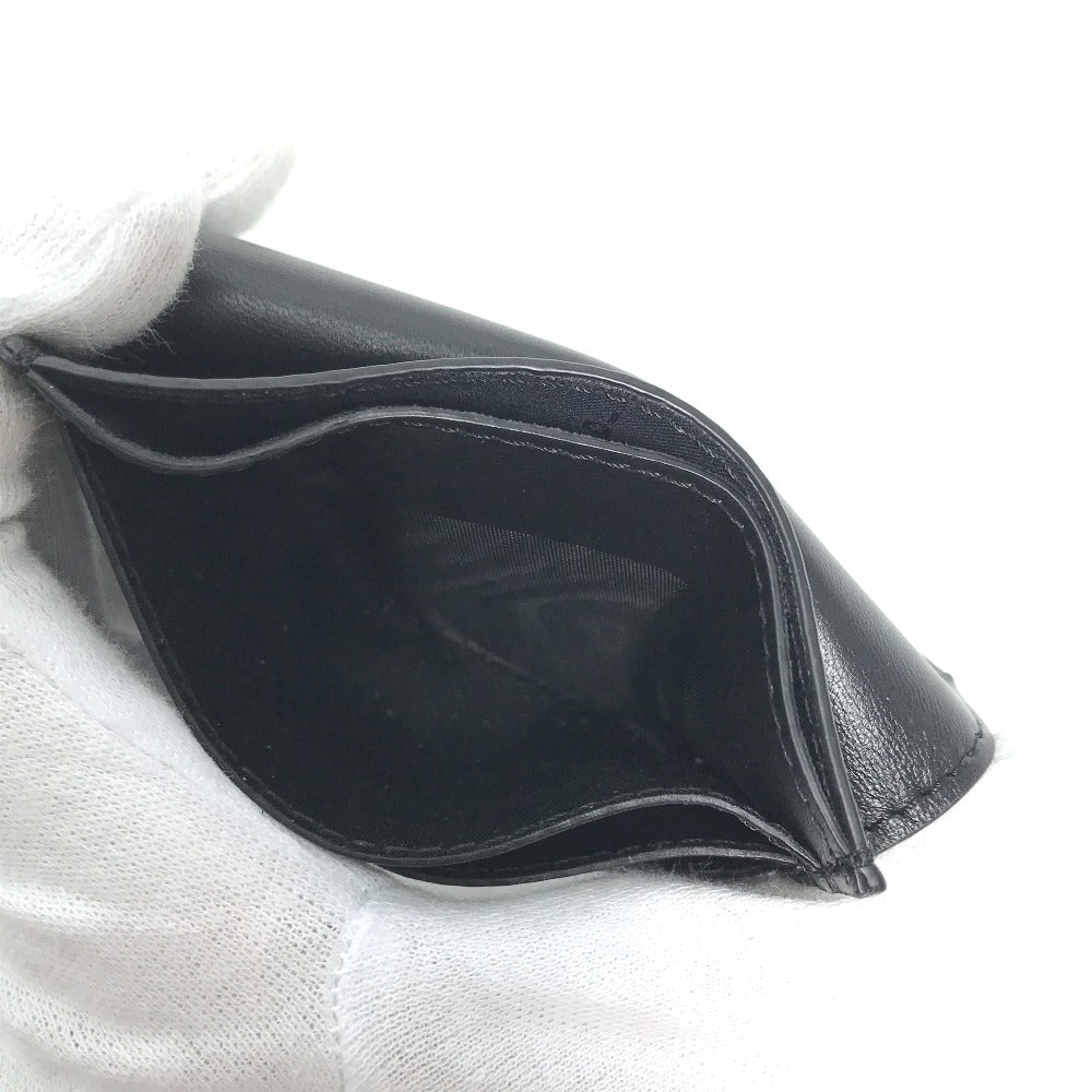 FENDI 8M0423 Baguette Card Holder/Coin Purse/Wallet/Coin Case Leather Women's Black