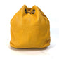 CHANEL CC Coco Mark Drawstring Chain Backpack Shoulder Bag in Lambskin, Yellow