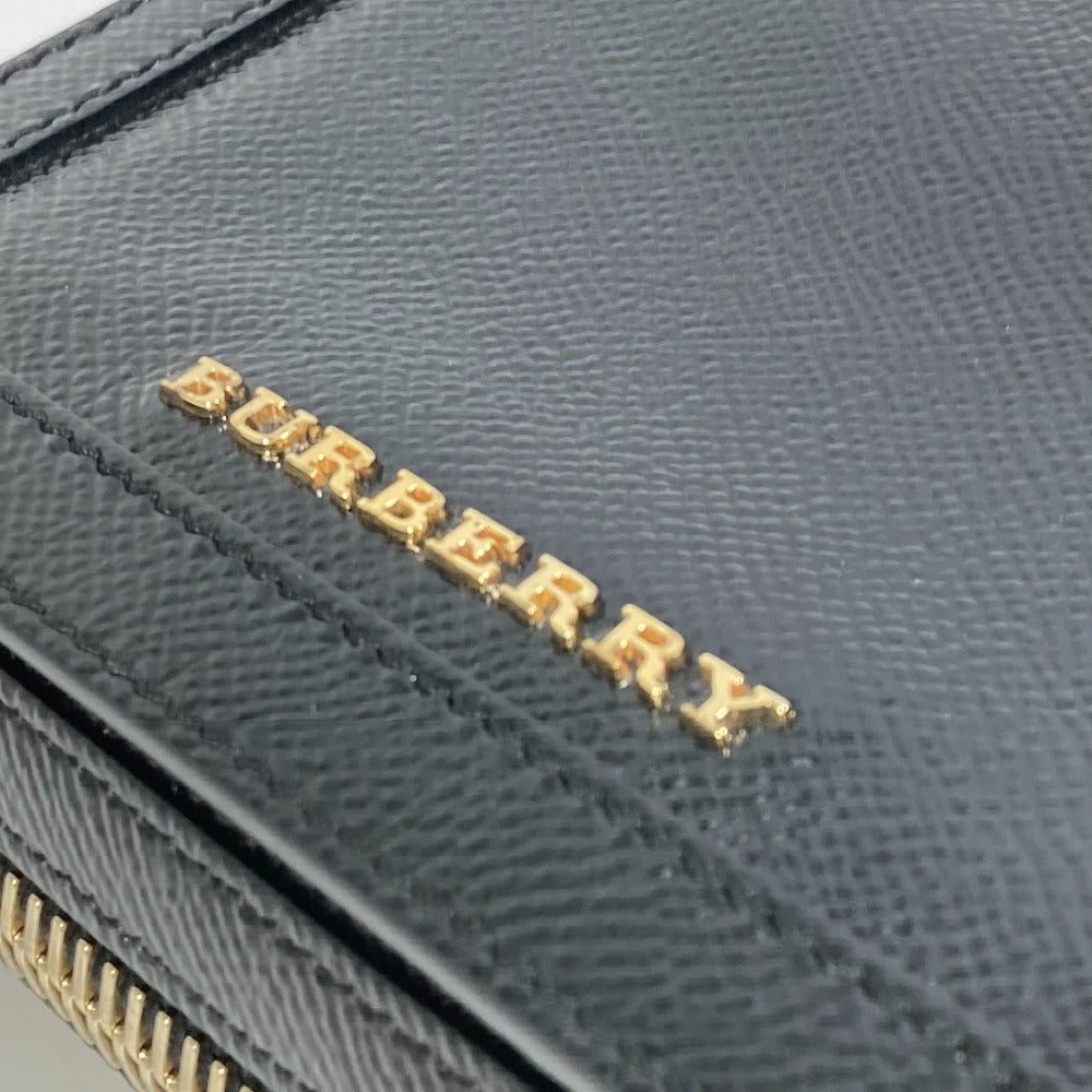 BURBERRY ロゴ ファスナーデザイン ポシェット カバン 斜め掛け ショルダーバッグ レザー レディース - brandshop-reference