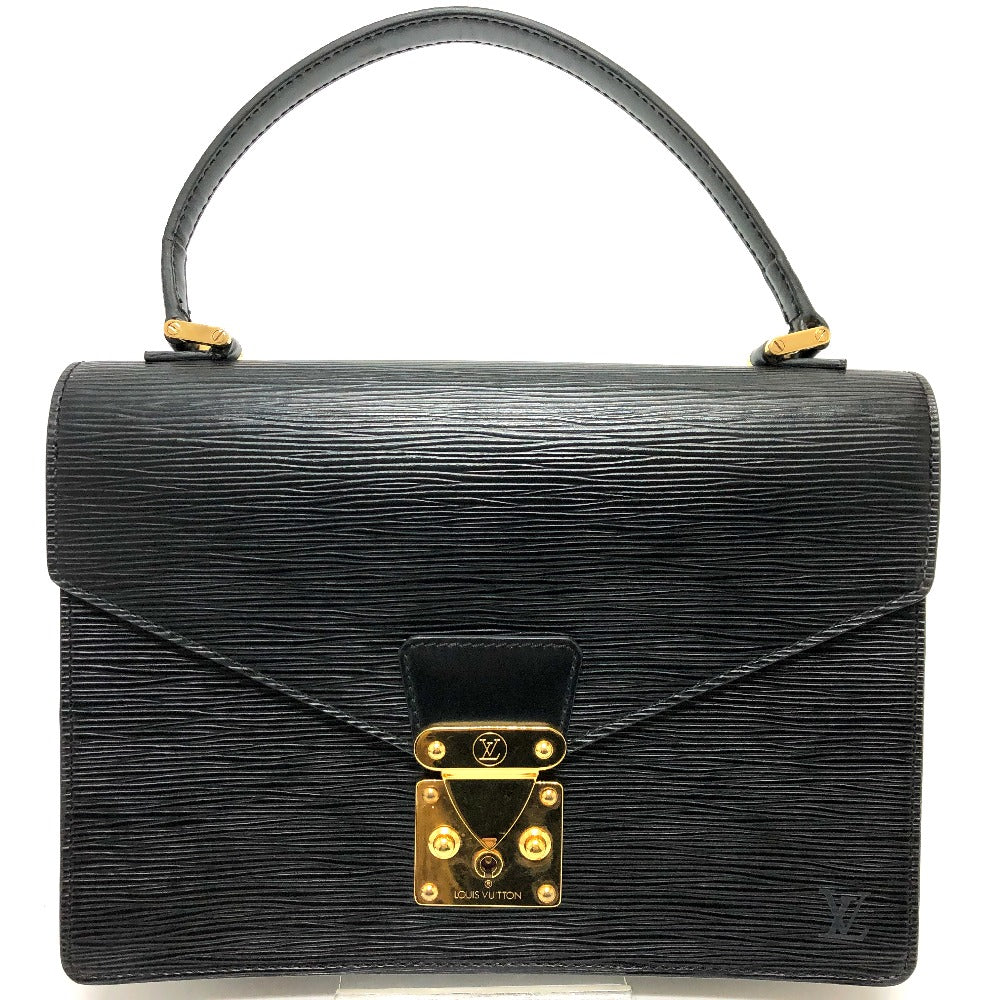 LOUIS VUITTON M52132 Epi Concorde Bag, Business Bag, Handbag, Epi Leather, Women's, Black