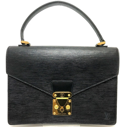 LOUIS VUITTON M52132 エピ コンコルド カバン ビジネスバッグ ハンドバッグ エピレザー レディース ブラック