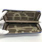 HERMES Azap Long Silk-in Round Zipper Long Wallet, Epsom Leather, Women's, Blue, France