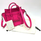 CELINE 18924 Luggage Mini Shopper Bag, 2-Way Handbag, Leather, Women's, Pink