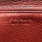PRADA 2ML317 Logo Gradient Round Zip Wallet, Leather, Men's, Red
