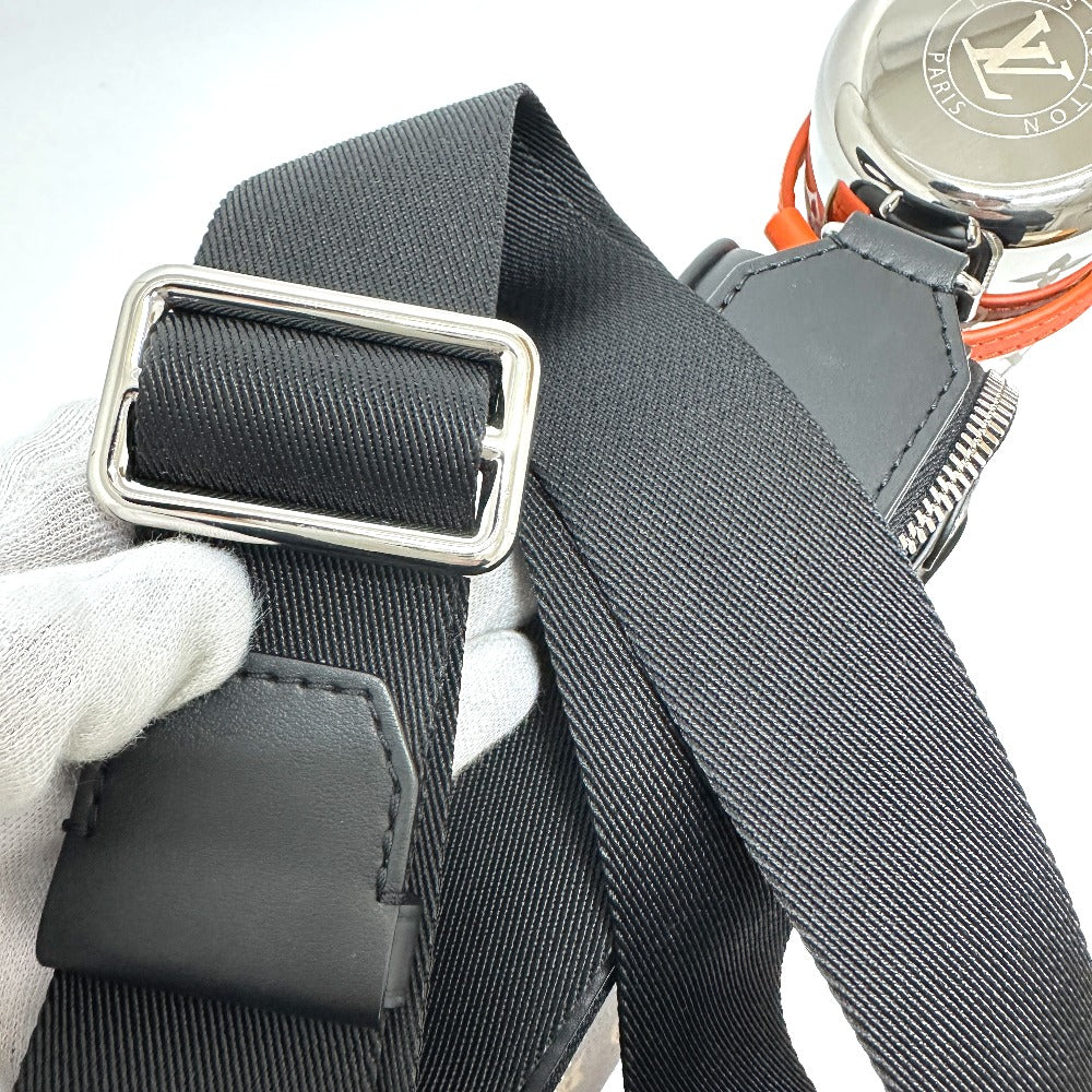 LOUIS VUITTON M46462 モノグラムマカサー バイカー メッセンジャー カバン ショルダーバッグ モノグラムマカサーキャンバス メンズ ブラウン
