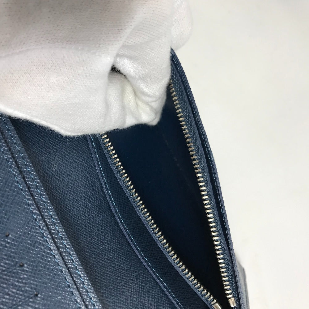 LOUIS VUITTON M30662 タイガ ポルトフォイユ ブラザ ロングウォレット 2つ折り 長財布 タイガレザー メンズ オセアン ブルー
