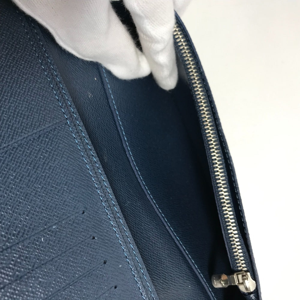 LOUIS VUITTON M30662 タイガ ポルトフォイユ ブラザ ロングウォレット 2つ折り 長財布 タイガレザー メンズ オセアン ブルー