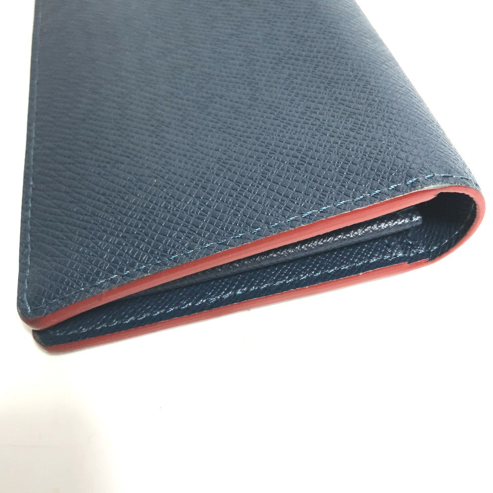 LOUIS VUITTON M30662 タイガ ポルトフォイユ ブラザ ロングウォレット 2つ折り 長財布 タイガレザー メンズ オセアン ブルー