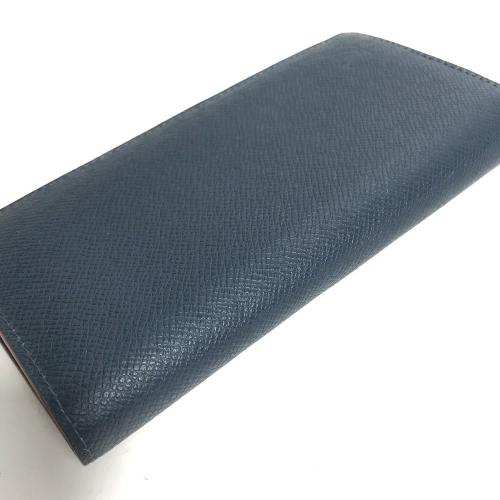 LOUIS VUITTON M30662 タイガ ポルトフォイユ ブラザ ロングウォレット 2つ折り 長財布 タイガレザー メンズ オセアン ブルー