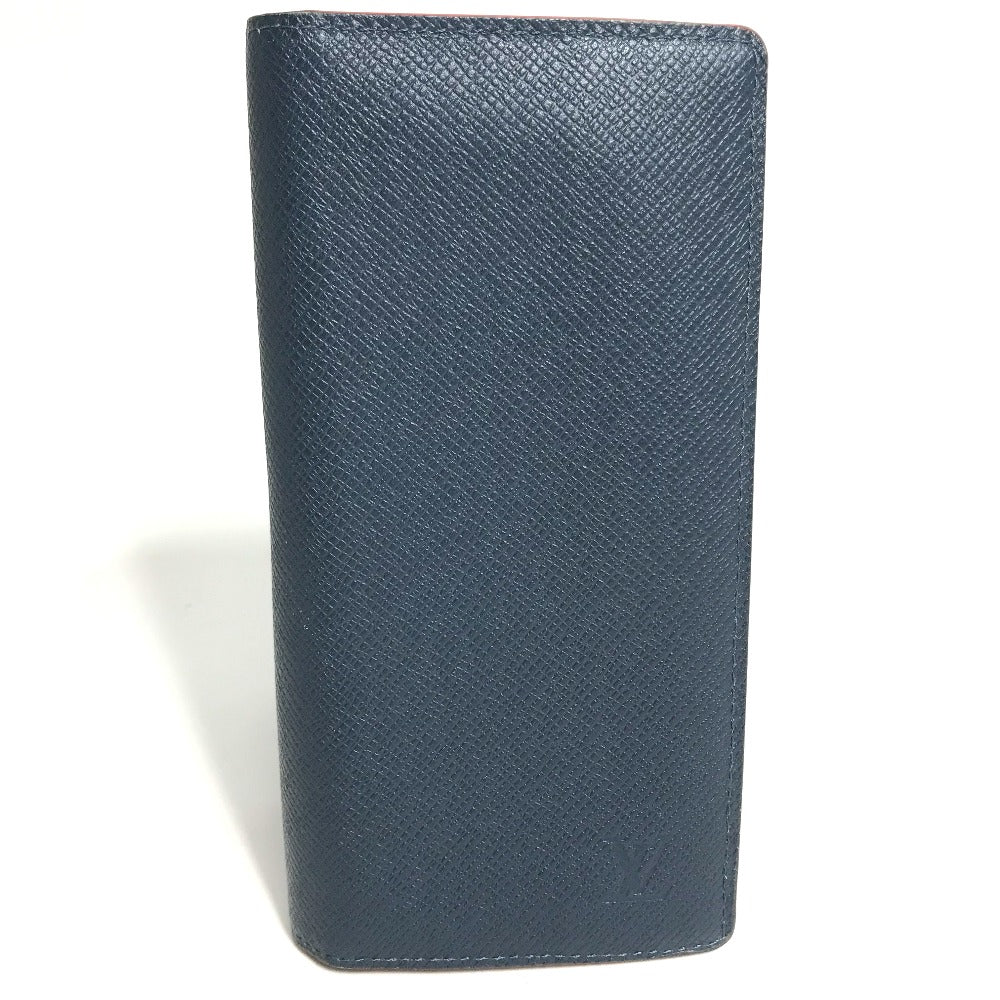 LOUIS VUITTON M30662 タイガ ポルトフォイユ ブラザ ロングウォレット 2つ折り 長財布 タイガレザー メンズ オセアン ブルー