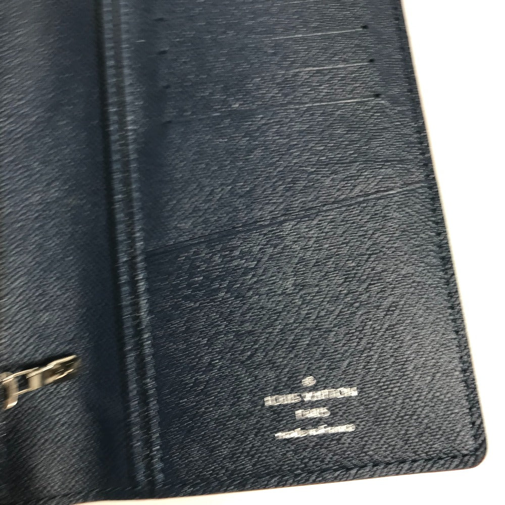 LOUIS VUITTON M30662 タイガ ポルトフォイユ ブラザ ロングウォレット 2つ折り 長財布 タイガレザー メンズ オセアン ブルー
