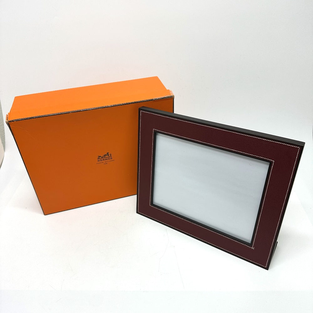 HERMES プレイヤード GM 写真立て インテリア フォトフレーム レザー レディース | brandshop-reference