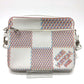 LOUIS VUITTON M20665 Damier Giant Spray Trio Messenger Shoulder Bag in Damier Giant Canvas, Men's, Blanc White