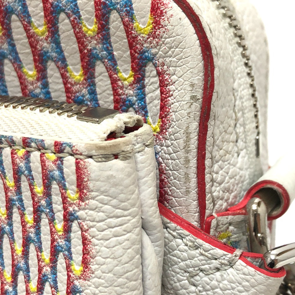 LOUIS VUITTON M20665 Damier Giant Spray Trio Messenger Shoulder Bag in Damier Giant Canvas, Men's, Blanc White