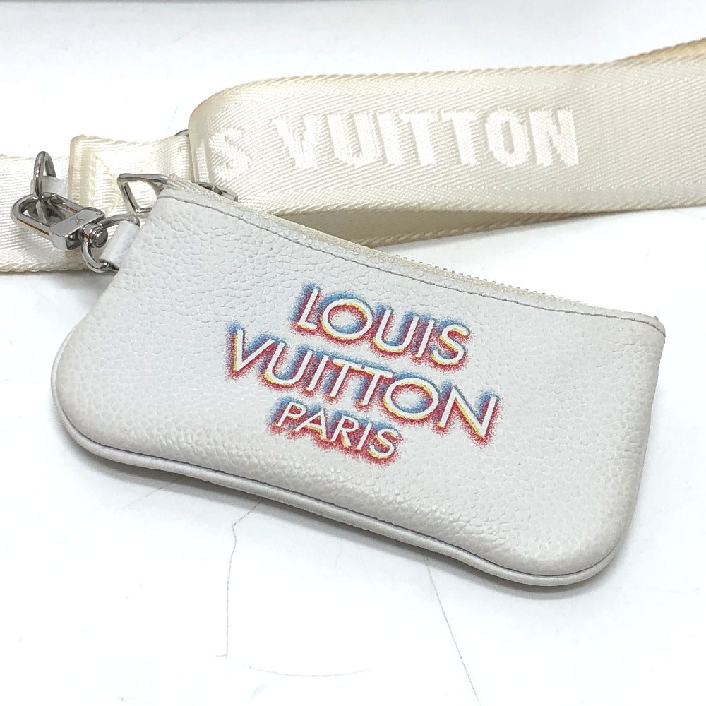 LOUIS VUITTON M20665 Damier Giant Spray Trio Messenger Shoulder Bag in Damier Giant Canvas, Men's, Blanc White